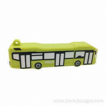 PVC Truck USB Flash Drive with 1 to 32GB Memory Capacity, Free Sample and Package